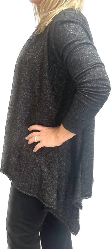 Astrologie Women's Mae Super Soft Short Drape Cardigan In Black Onyx 2