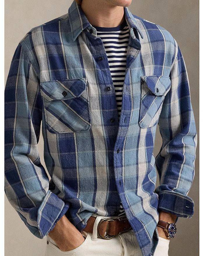 Ralph Lauren Classic Fit Plaid Flannel Workshirt 7