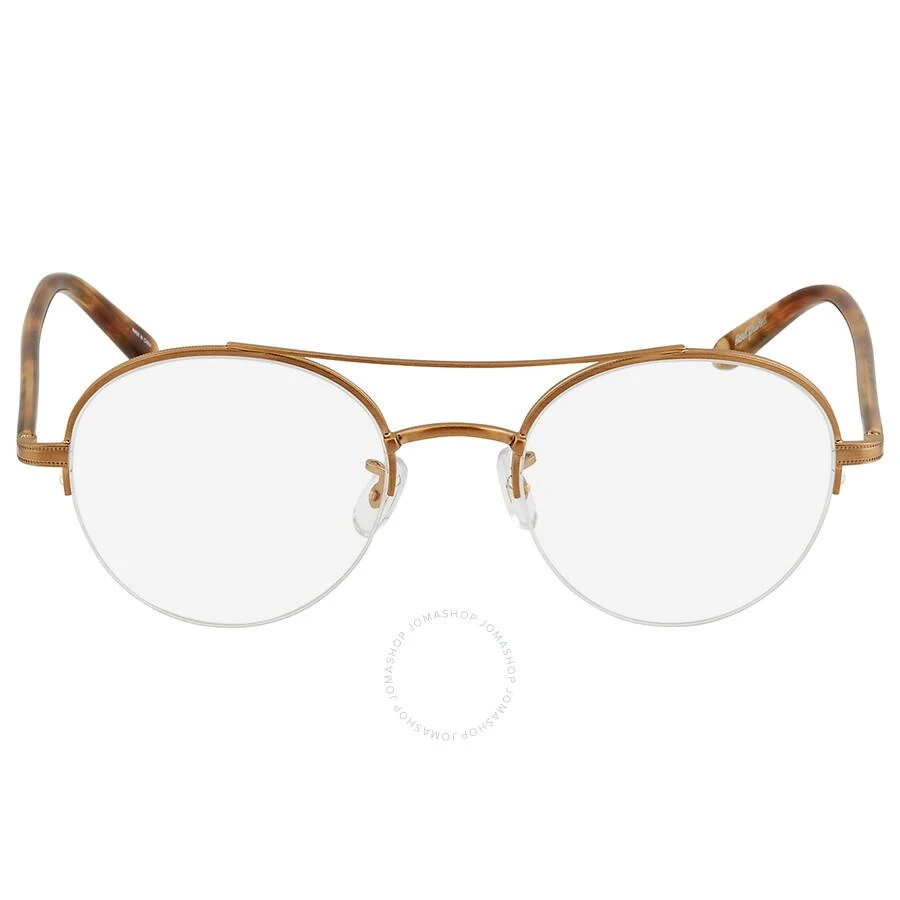 GARRETT LEIGHT MANCHESTER Demo Round Eyeglasses 3037 BG-FET 48 1
