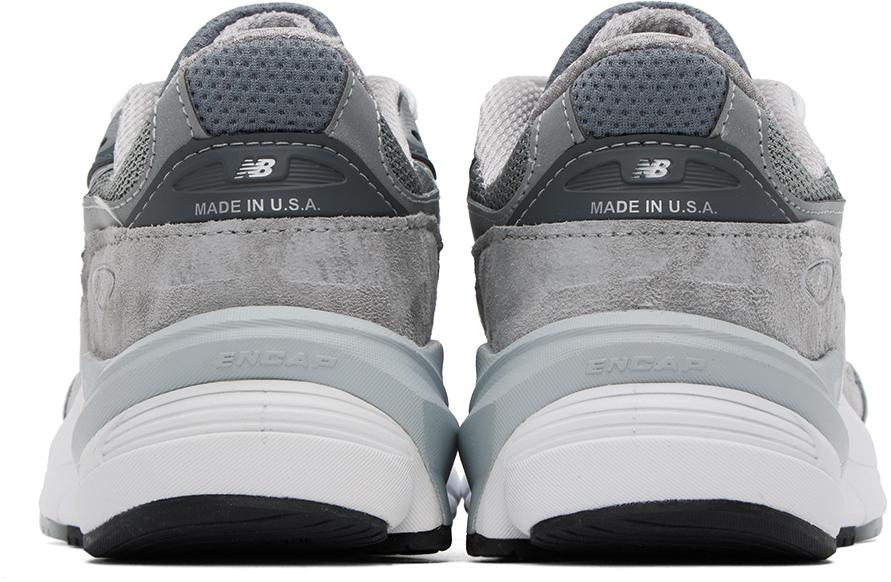 New Balance Gray 'Made In USA' 990v6 Sneakers