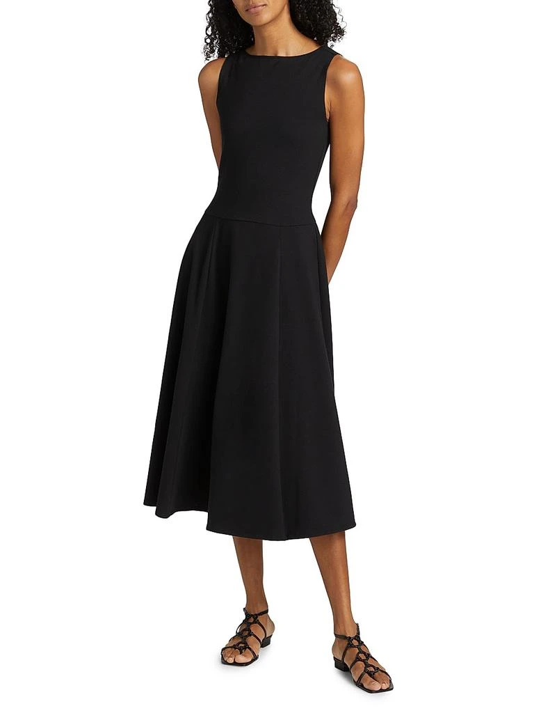 off one shoulder midi dress TWIST-OFF SHOULDER DRESS Black / S