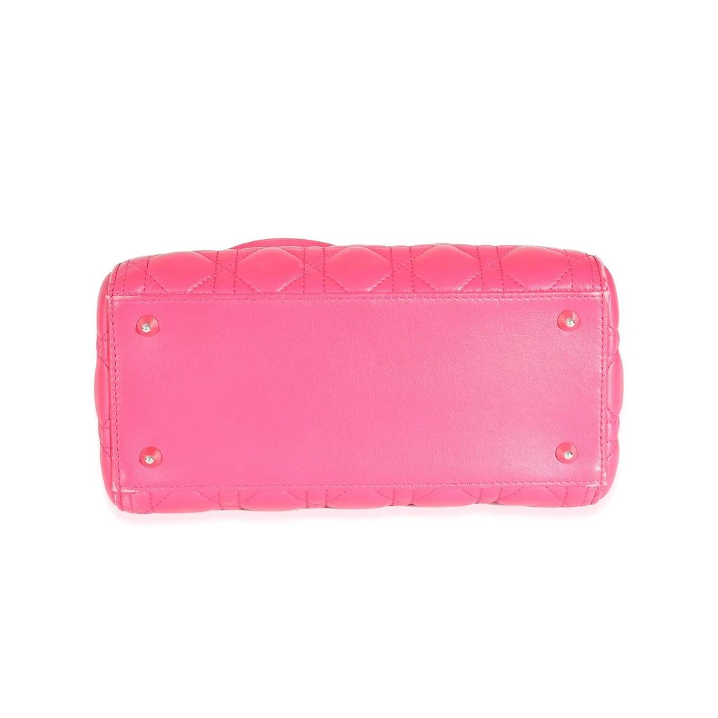 Dior Christian Dior Pink Cannage Lambskin Medium Lady Dior 6