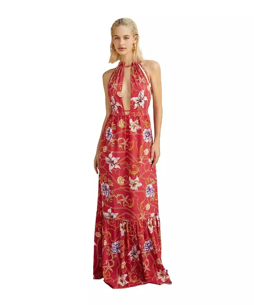 somerset maxi dress halter Dare Me Halter Maxi Dress main image 1