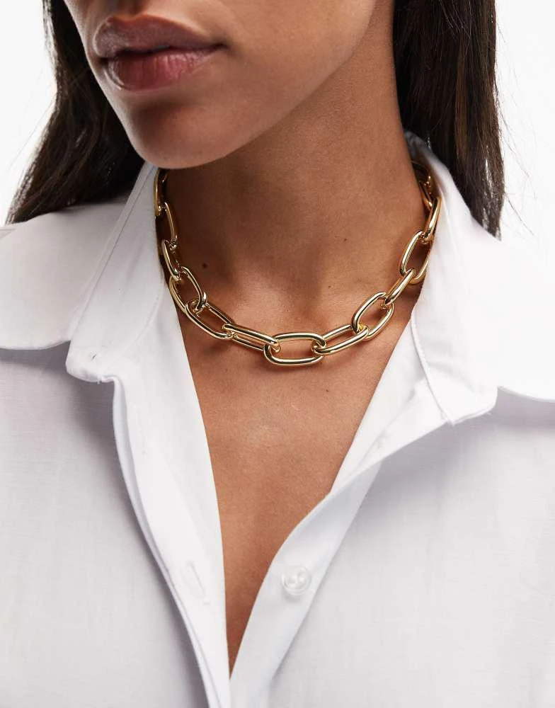 Other Stories
Other Stories chunky chain necklace in gold