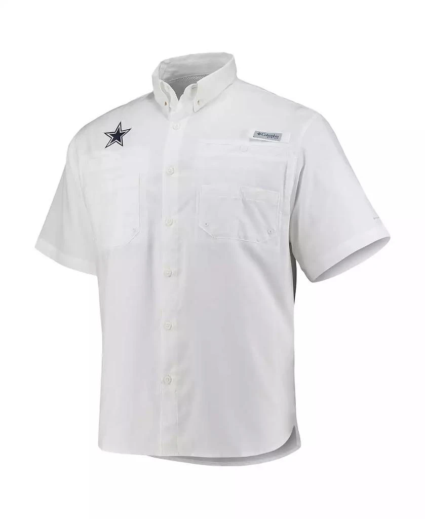 Columbia Men's PFG  White Dallas Cowboys Tamiami Omni-Shade Button-Down Shirt 2