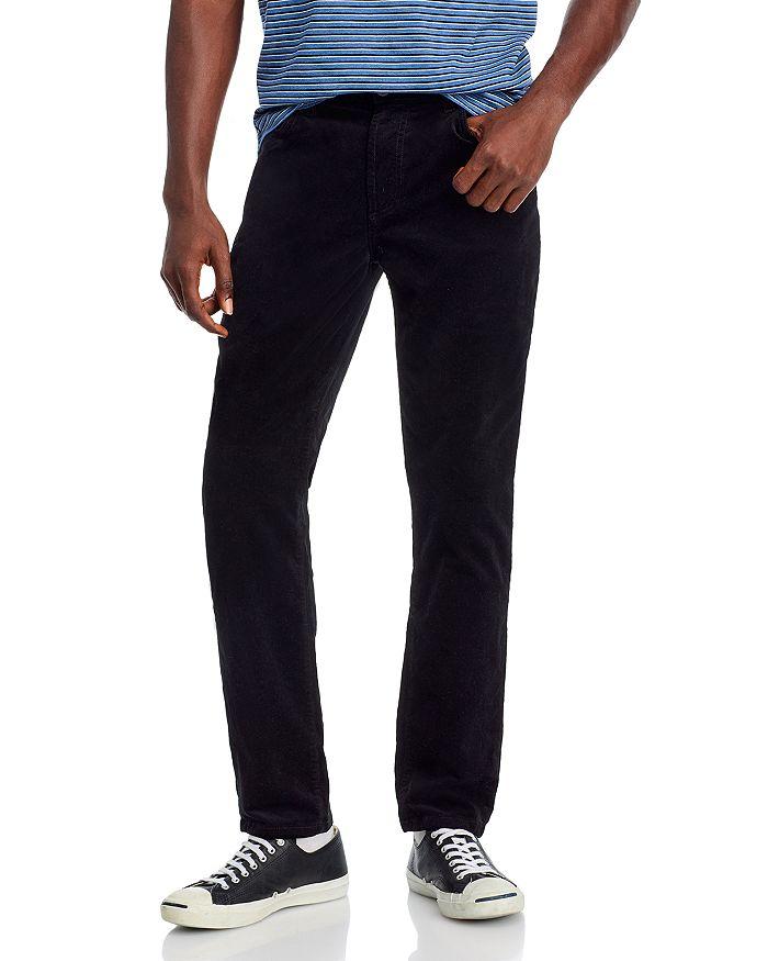 MONFRÈRE MONFRERE Brando Slim Fit Needle Cord Jeans in Noir Black