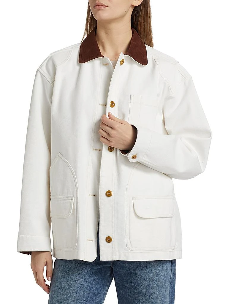 DÔEN Pascale Contrast Collar Jacket 3