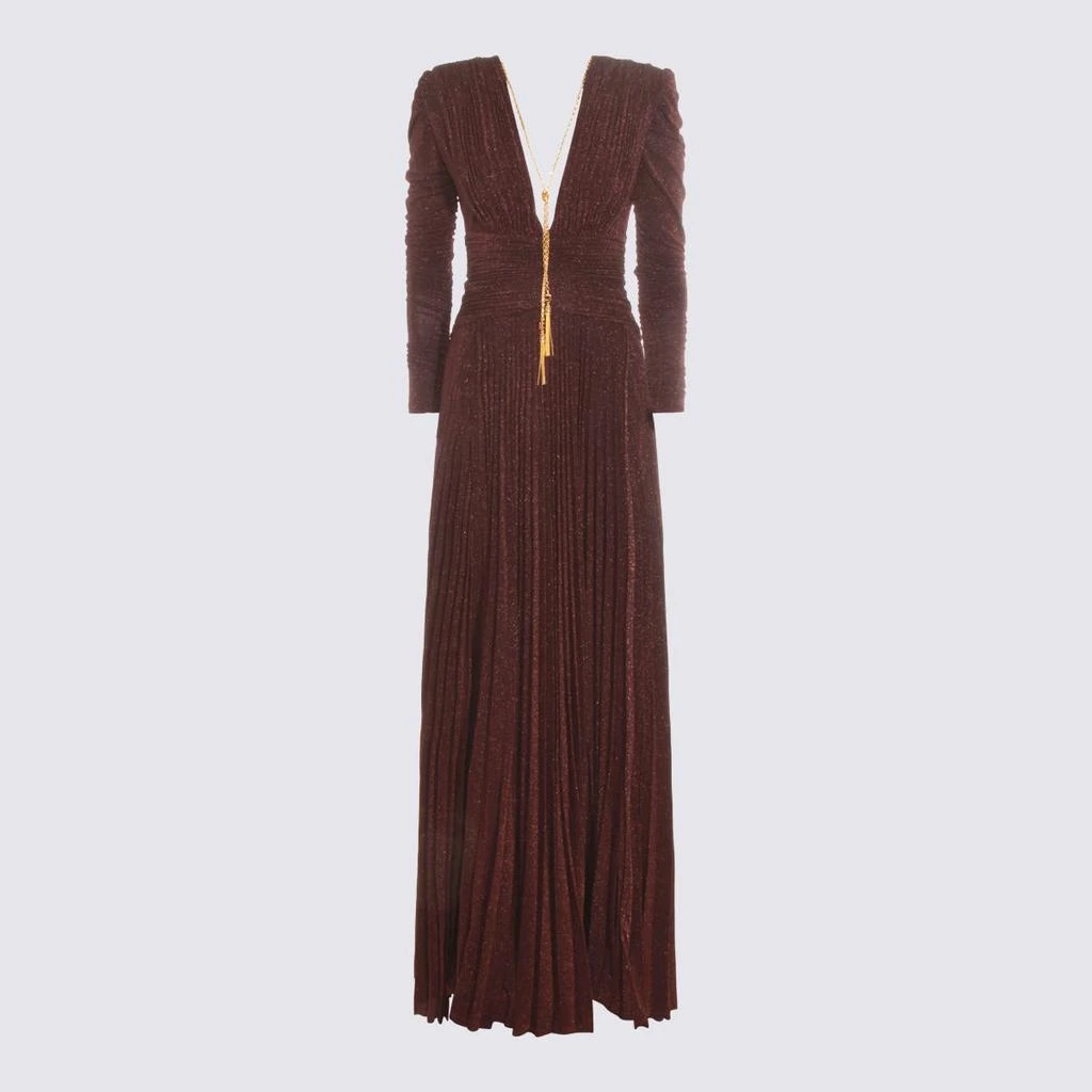 strapless open back dress Elisabetta Franchi Red Passion Knitted Midi Dress  Balardi