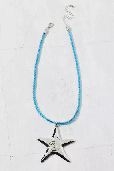Urban Outfitters Mare Star Pendant Corded Necklace 2