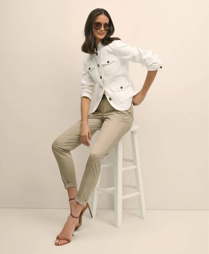 Brooks Brothers Denim Safari Jacket