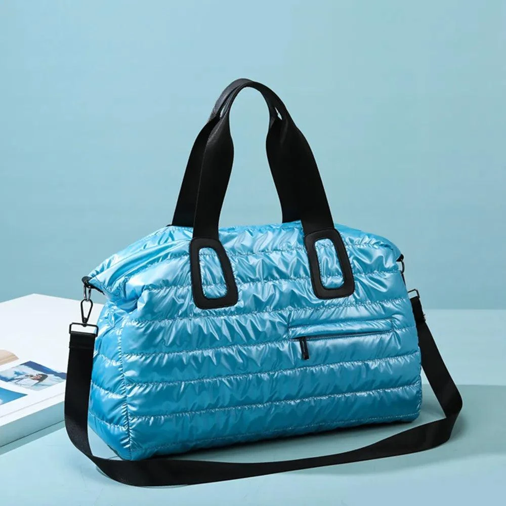 TRUEDAMES Quilted Nylon Oversize Travel Bag 4