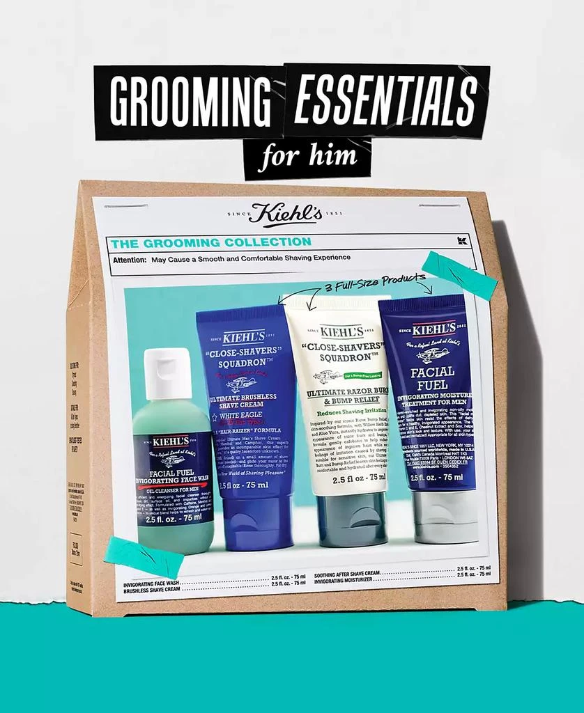 Kiehl's 4-Pc. The Grooming Regimen Set 4