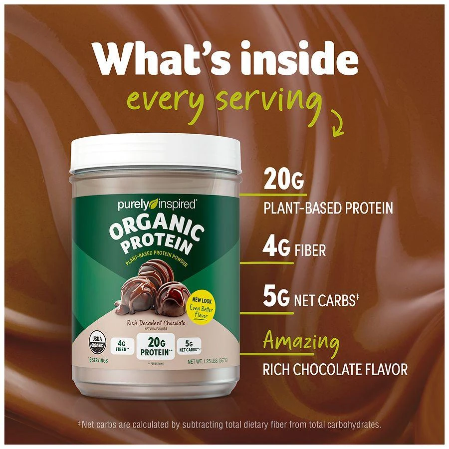 Purely Inspired Organic Protein Powder Chocolate 6