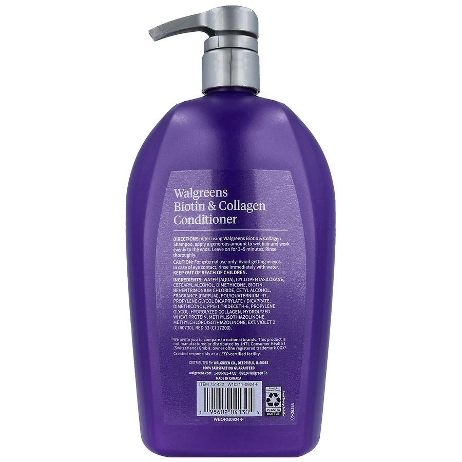 Walgreens Biotin & Collagen Conditioner 2