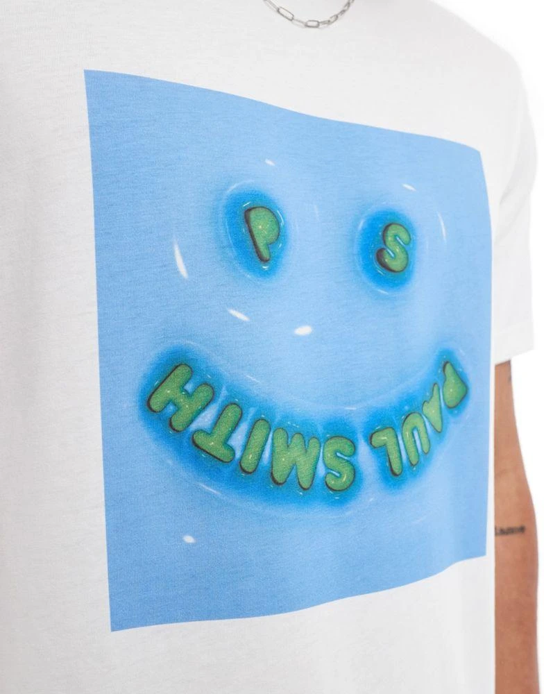 Paul Smith PS Paul Smith t-shirt with smile print in white 2