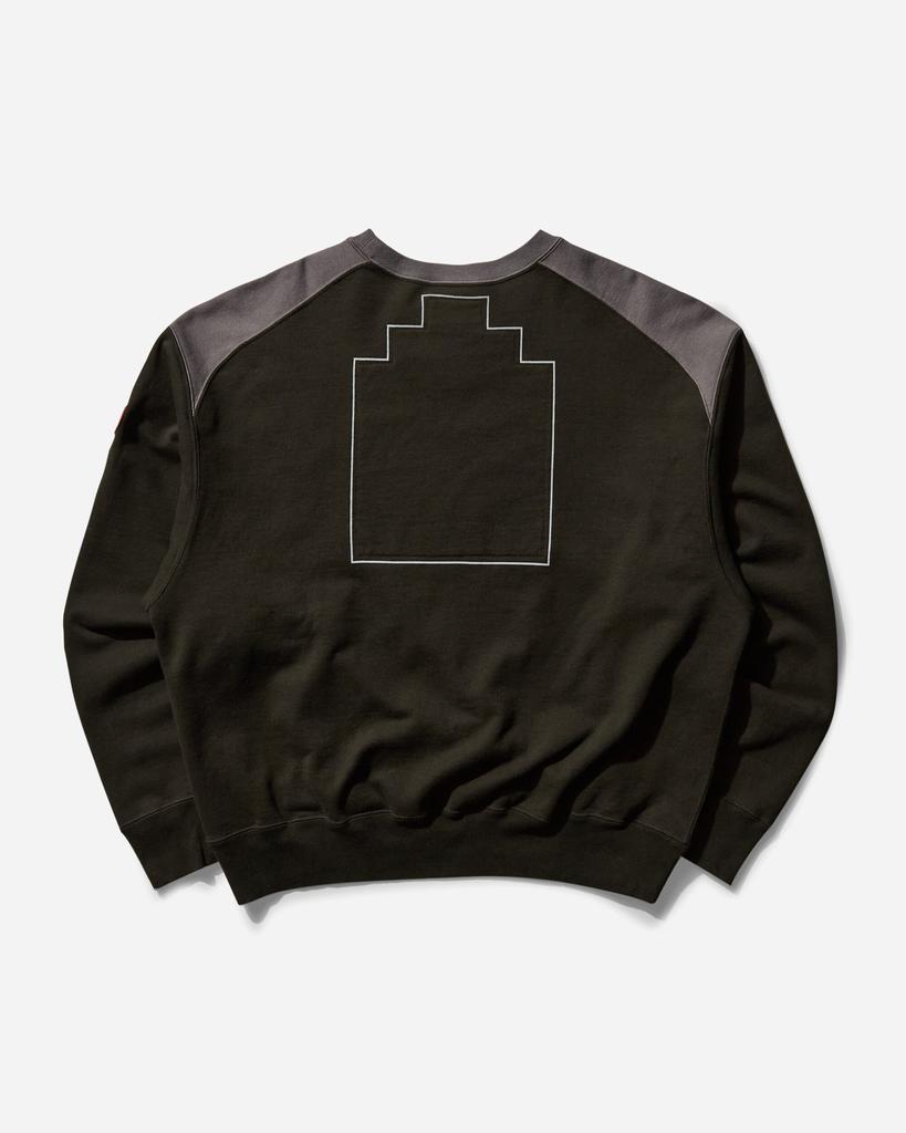 Cav Empt Men's Panel Shoulder Crewneck Sweatshirt Black