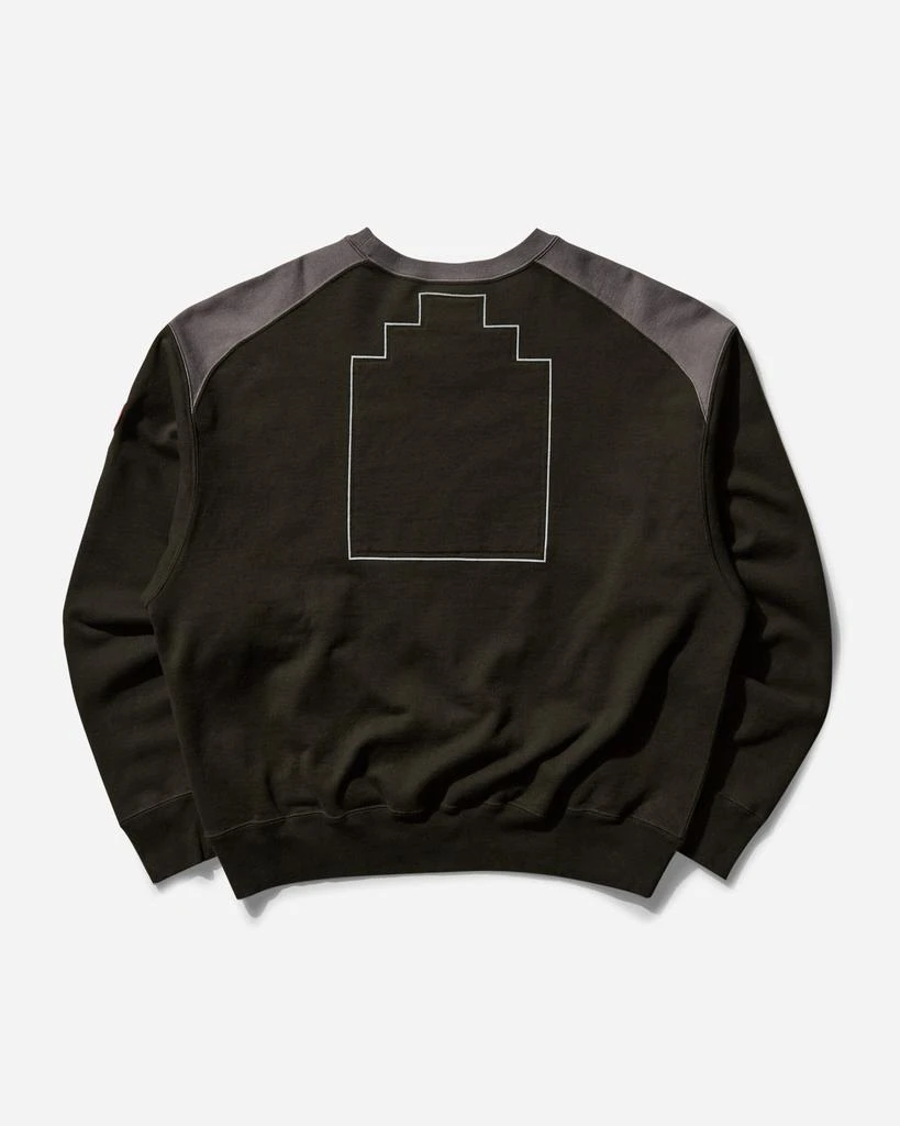 Cav Empt Men's Panel Shoulder Crewneck Sweatshirt Black 2