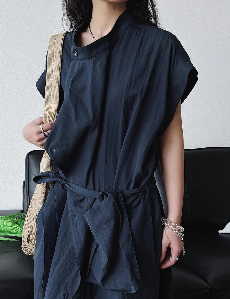 Pixie Market Navy Utility Dress 4