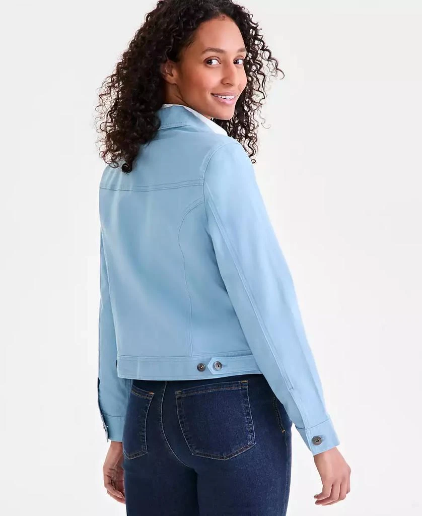 Style & Co Women's Classic Denim Jacket, Created for Macy's 4