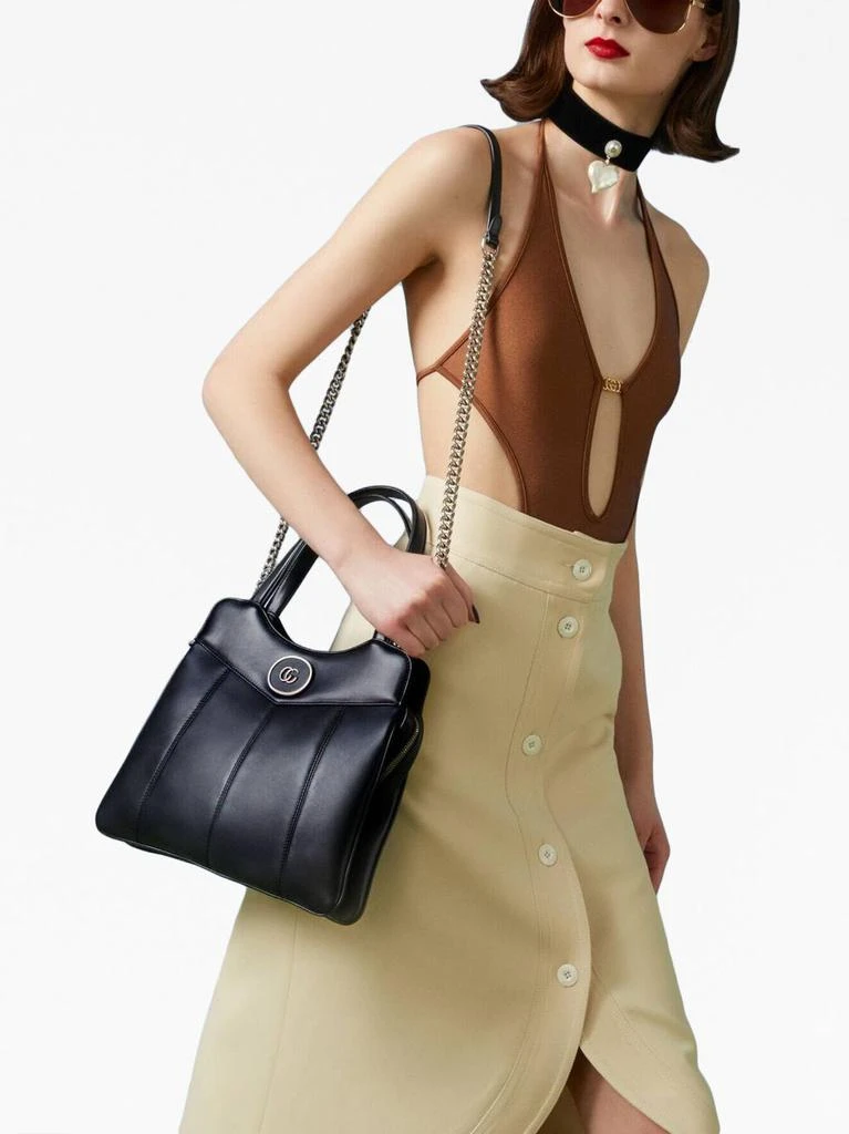 Gucci GUCCI - Petite Gg Small Leather Tote Bag 2