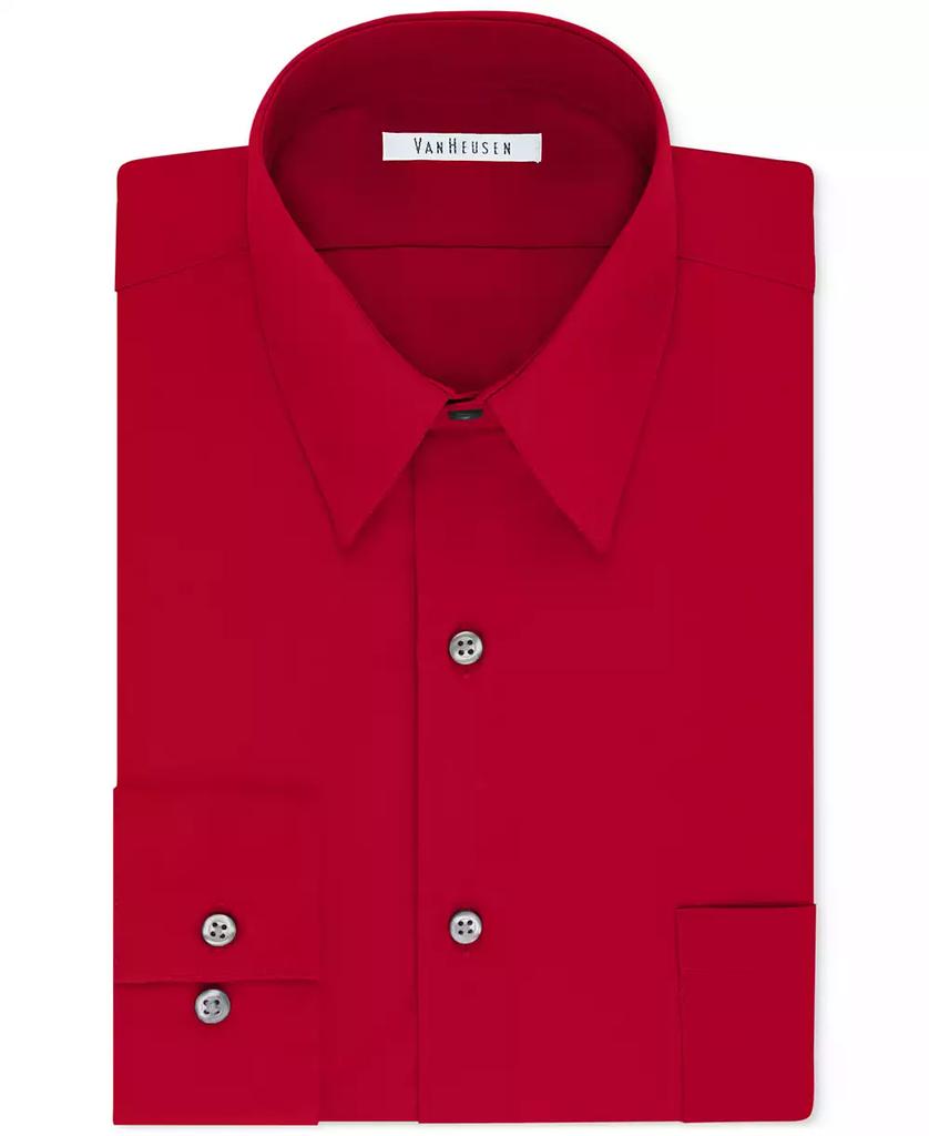 Van Heusen Men's Big & Tall Classic/Regular Fit Wrinkle Free Poplin Solid Dress Shirt