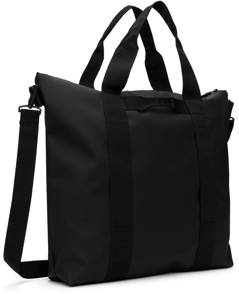 RAINS Black Waterproof Tote 3