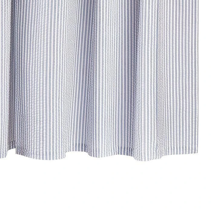 Matouk Matteo Seersucker Shower Curtain 2