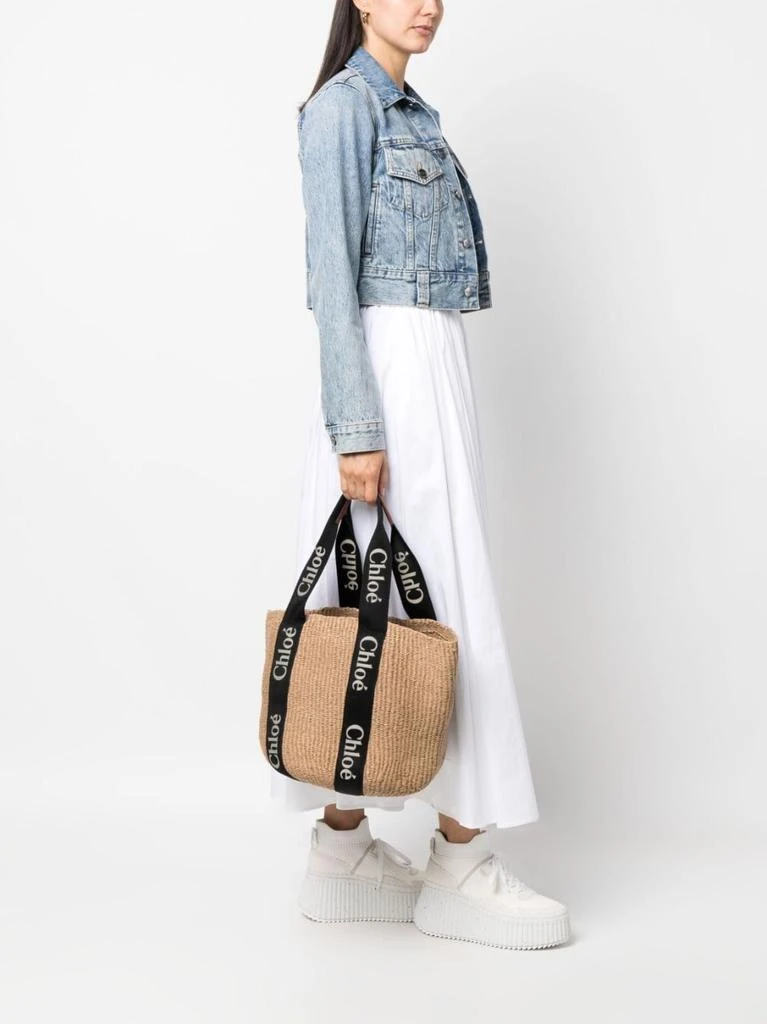 Chloé LARGE WOODY BASKET BAG 5