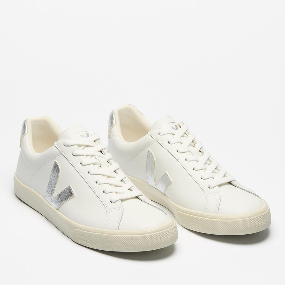 Veja VEJA WOMEN'S ESPLAR LEATHER LOW TOP TRAINERS