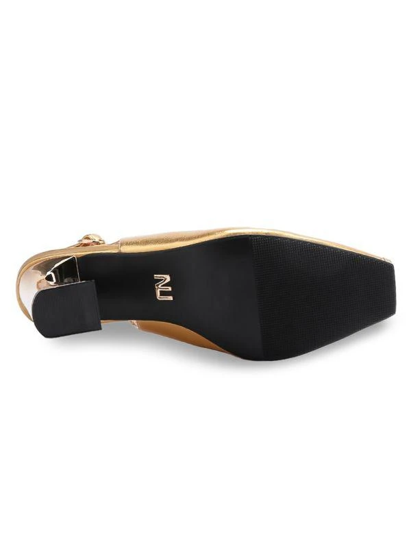 Ninety Union Loraine Curved Heel Slingback Pumps 7
