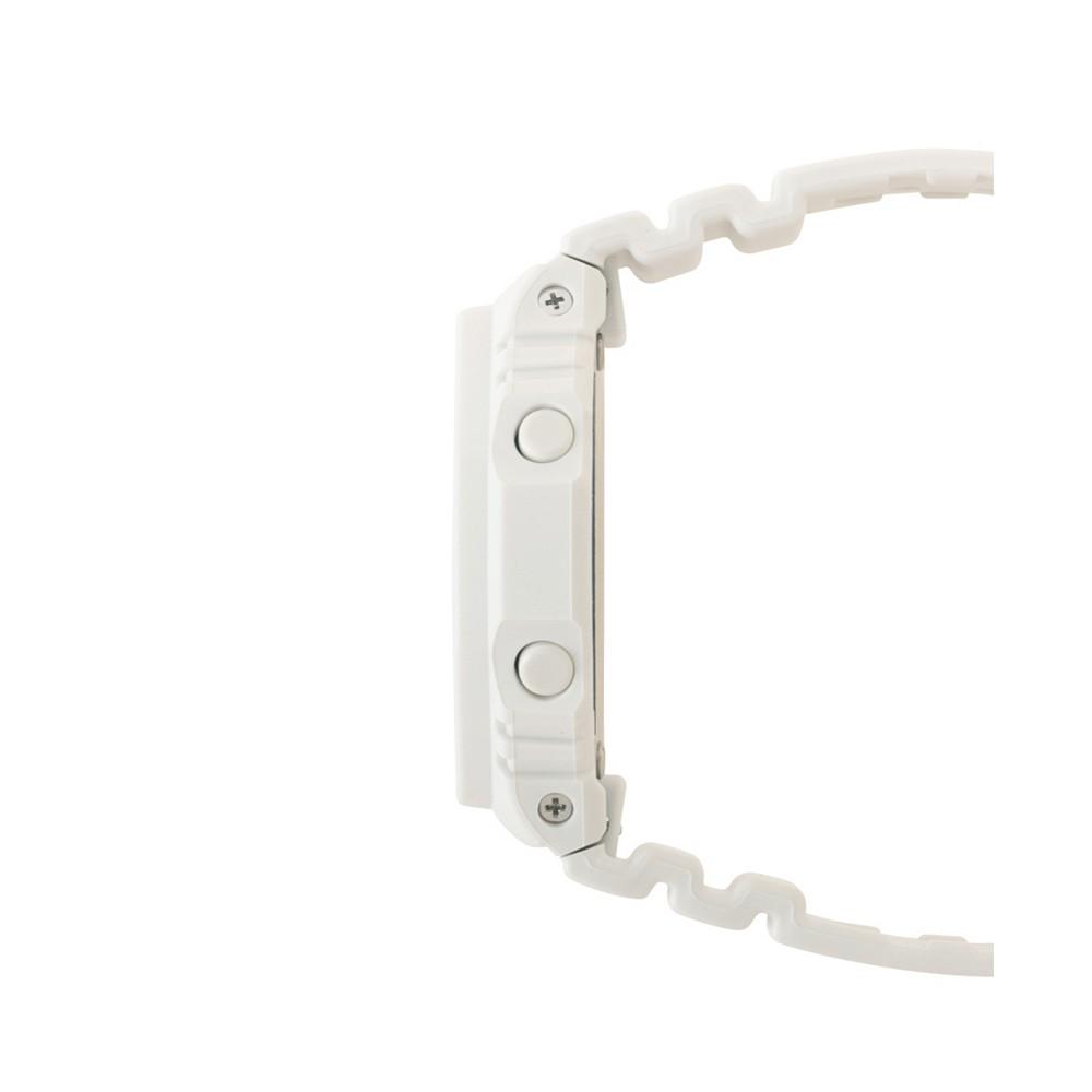 G-Shock Unisex Two-Hand Quartz Analog Digital White Resin Watch, 42.9mm, GMAS2100MD7A