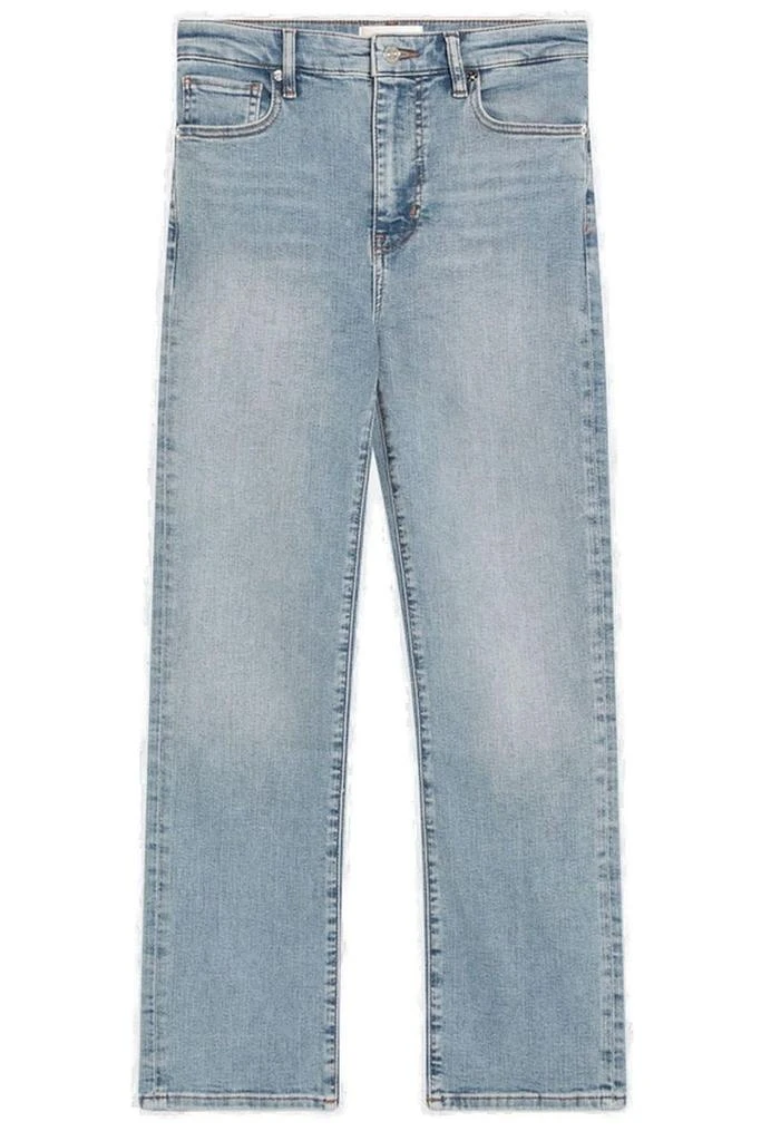 FRAME Frame Straight-Leg Cropped Jeans 1