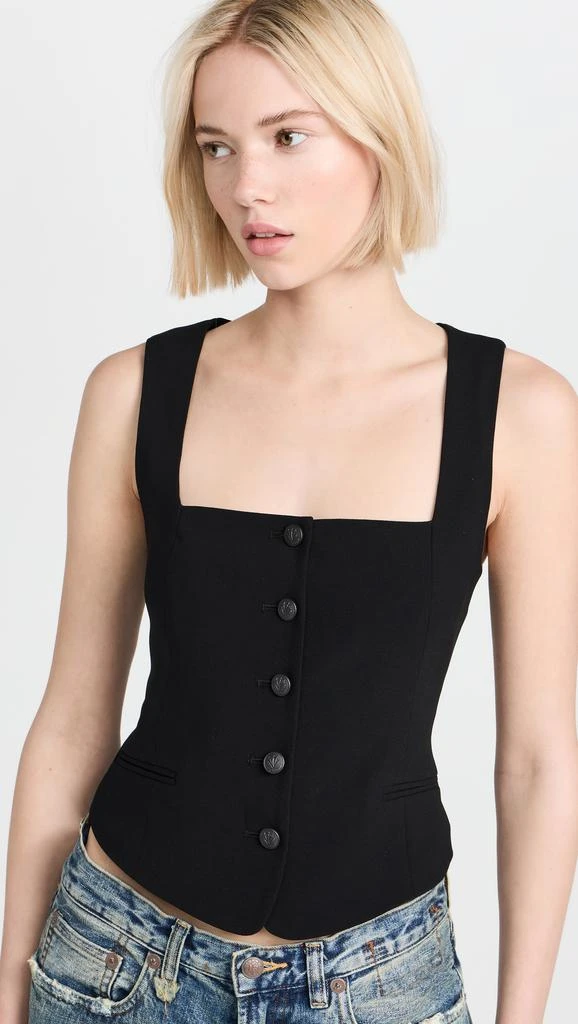 Rag & Bone Mariana Italian Crepe Vest 6