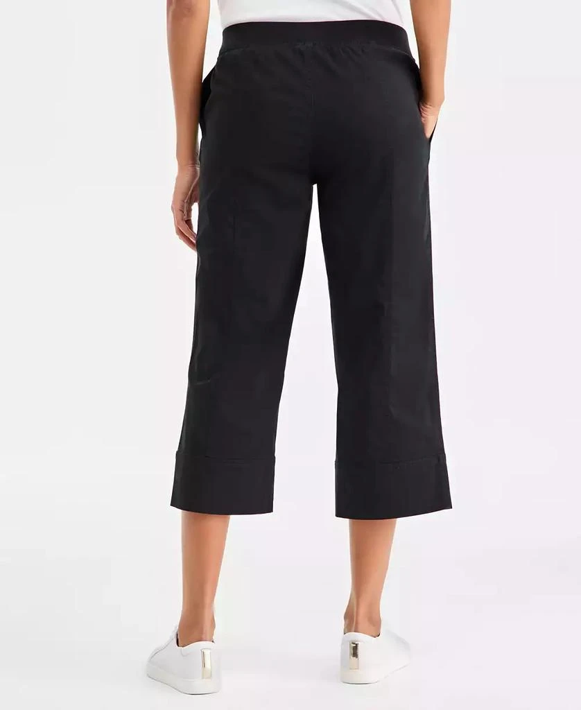 Style & Co Petite Drawstring Cuff Capri Pants 4