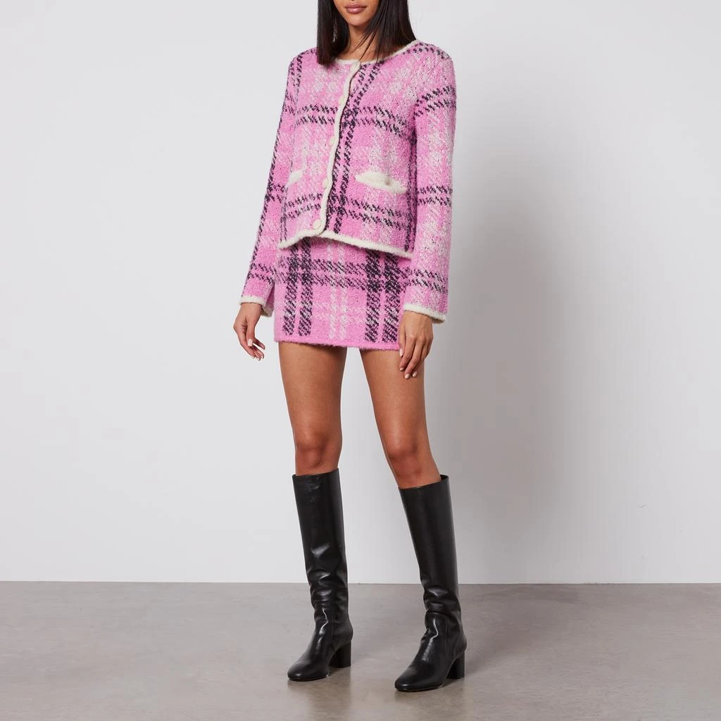 Kitri Susan Boucle Knit Mini Skirt 3