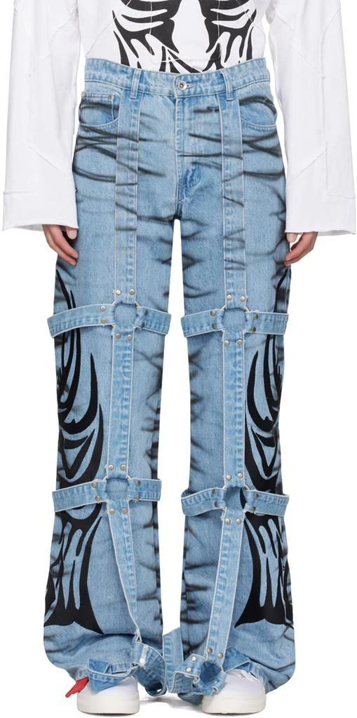 Who Decides War Blue Bondage Jeans 1