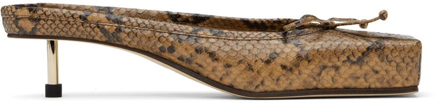 Jacquemus Brown 'Les Mules Basses Ballet' Mules 1
