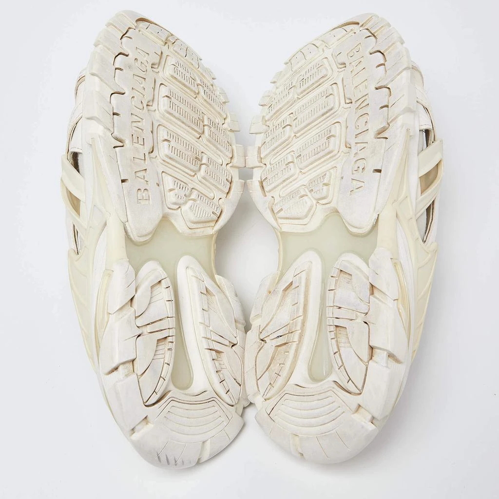 Balenciaga Balenciaga White Rubber and Neoprene Track Flat Slides Size 39 6