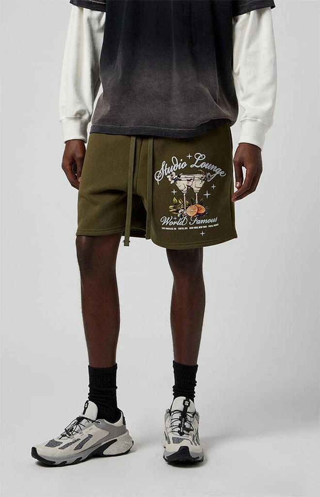 PacSun Studio Lounge Fleece Sweat Shorts 3