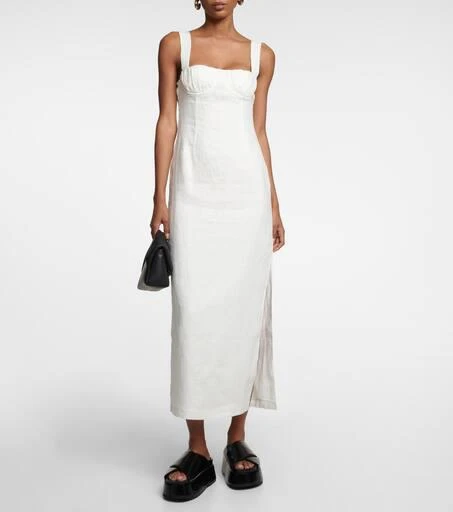 SIR. Bettina linen midi dress 2