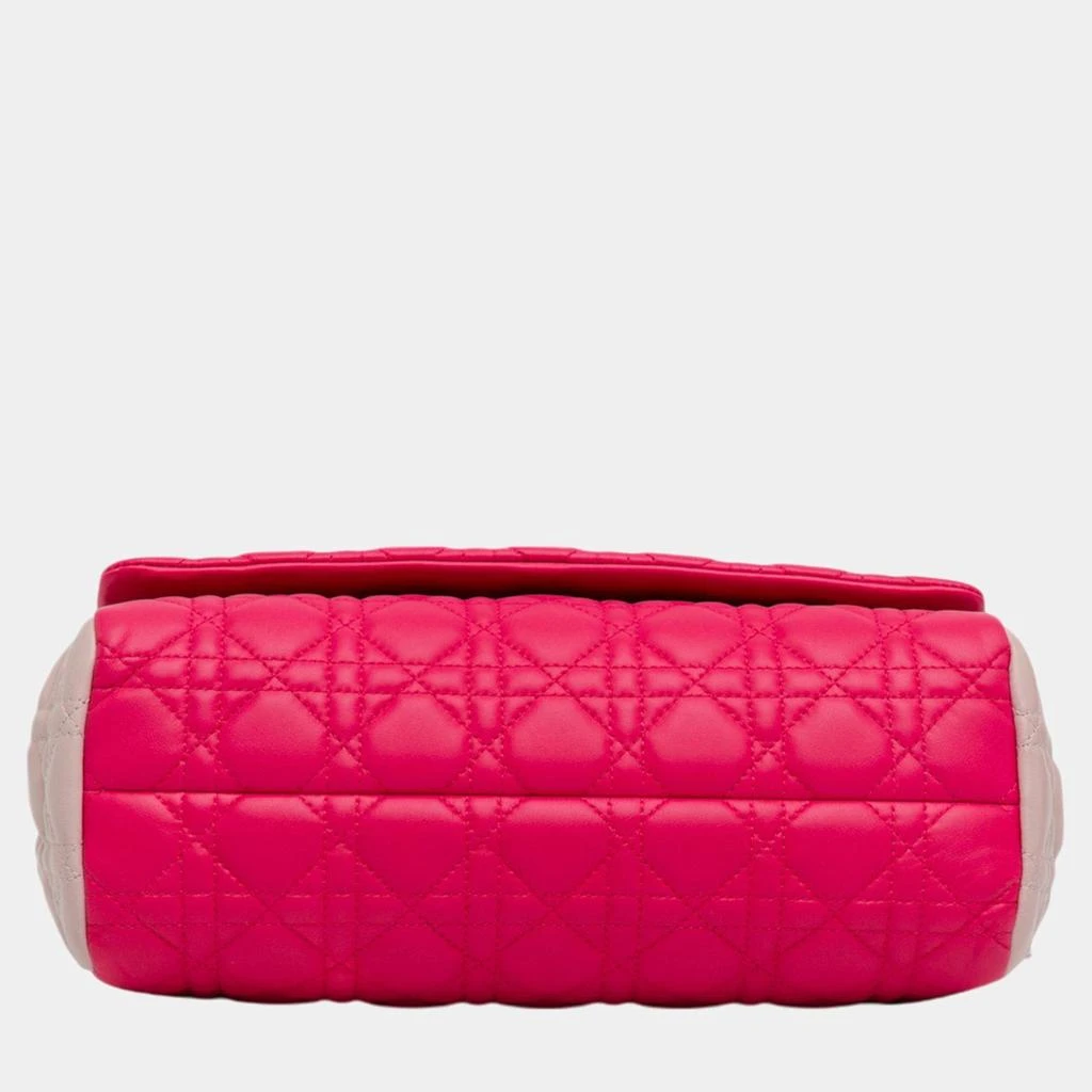 Dior Dior Pink Leather Lambskin Cannage Soft Flap Bag 4