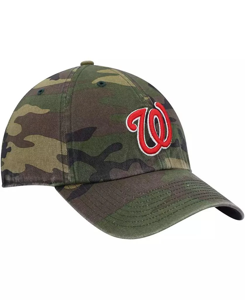 47 Brand Men's Camo Washington Nationals Team Clean Up Adjustable Hat 3