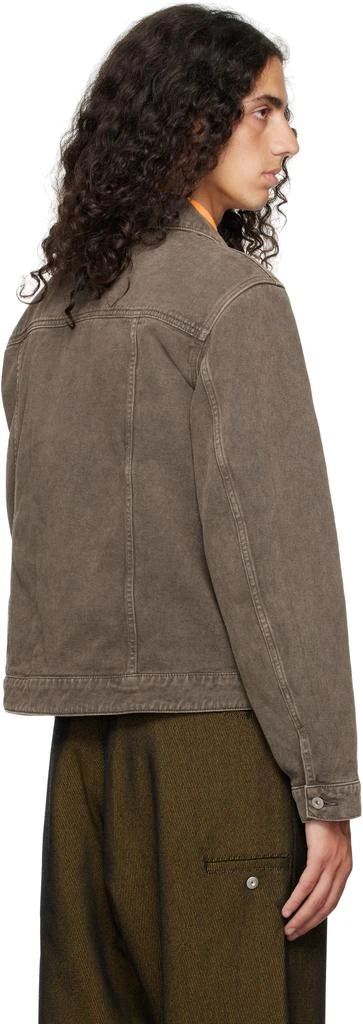 Omar Afridi Brown Axes Denim Jacket 3