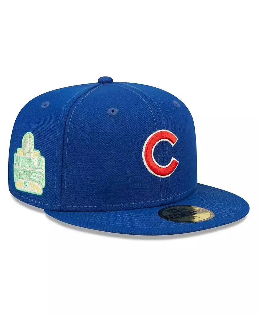 New Era Men
s Royal Chicago Cubs 2016 World Series Champions Citrus Pop UV 59FIFTY Fitted Hat 2