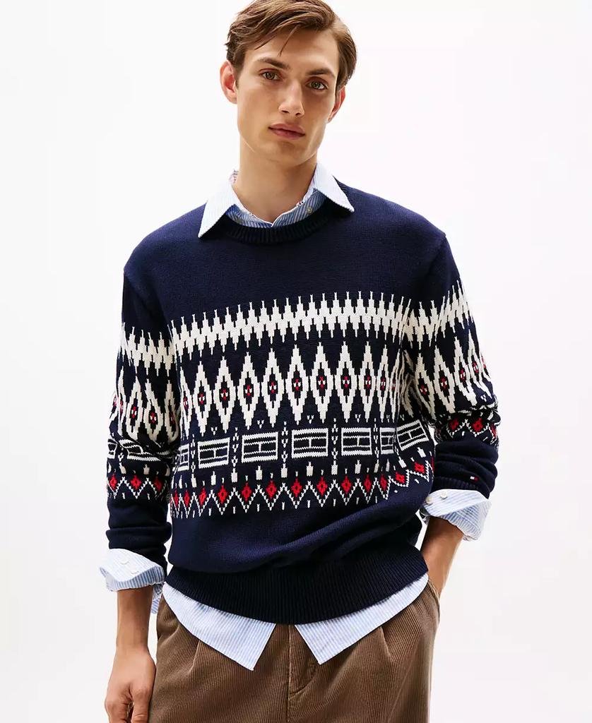 Tommy Hilfiger Men's Fair Isle Crewneck Sweater