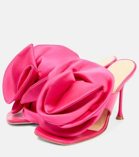 Magda Butrym Leather and satin sandals 5