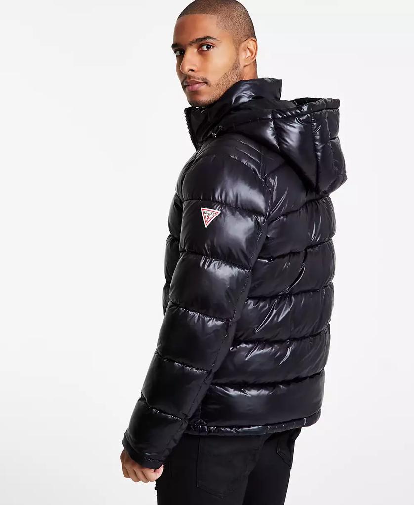 GUESS Men's Hooded Puffer Coat