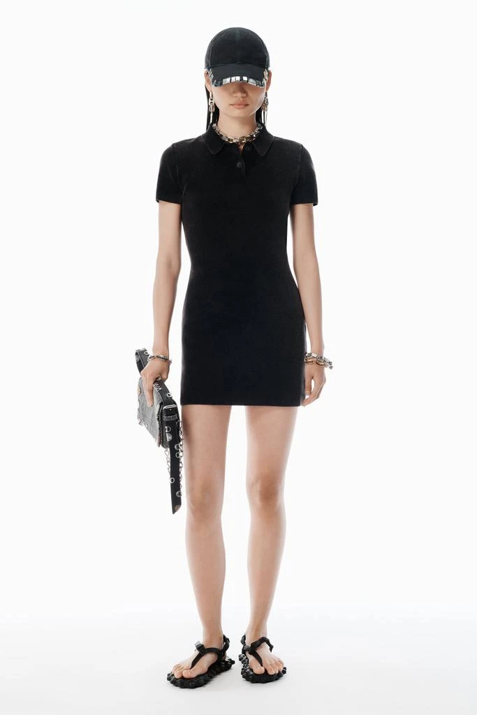 Alexander Wang Black Cotton-Blend Chenille Minidress - Dresses & Skirts -  Free Shipping - BeyondStyle