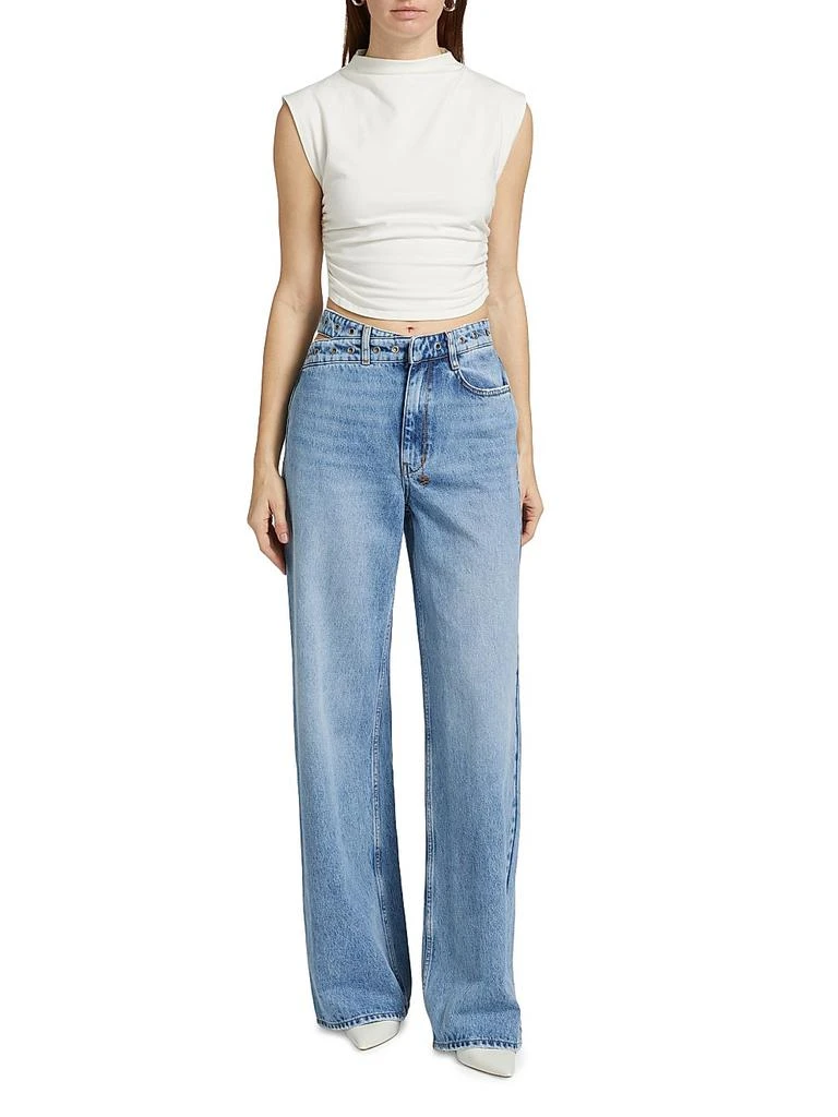 Ksubi Democrazy Strider Dettached Belted Wide-Leg Jeans 2