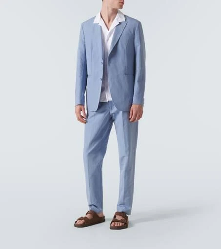ORLEBAR BROWN Springfield linen and cotton blazer 2